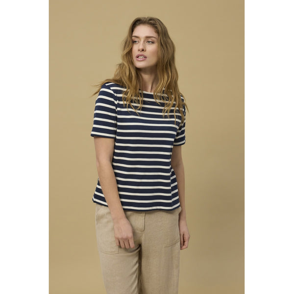 Redgreen Women Cemille T-shirt T-shirts 168 Navy Stripe