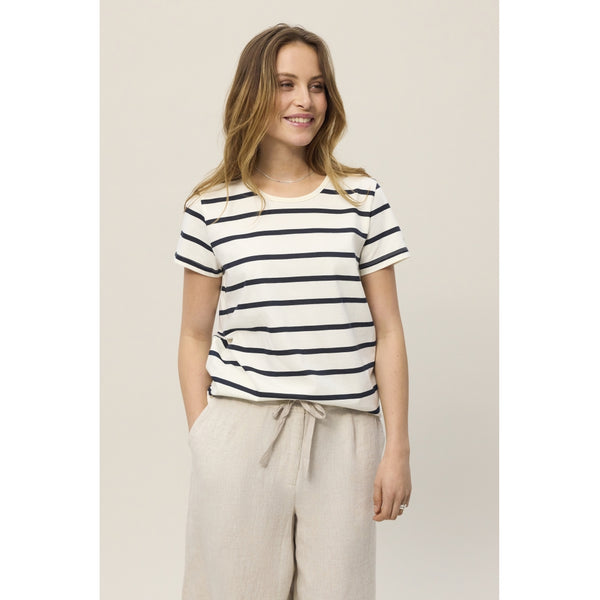 Redgreen Women Chris T-shirt T-shirts 168 Navy Stripe