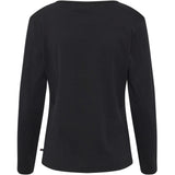 Redgreen Women Ciljla Long Sleeve T-shirt Langærmet Tee 099 Black