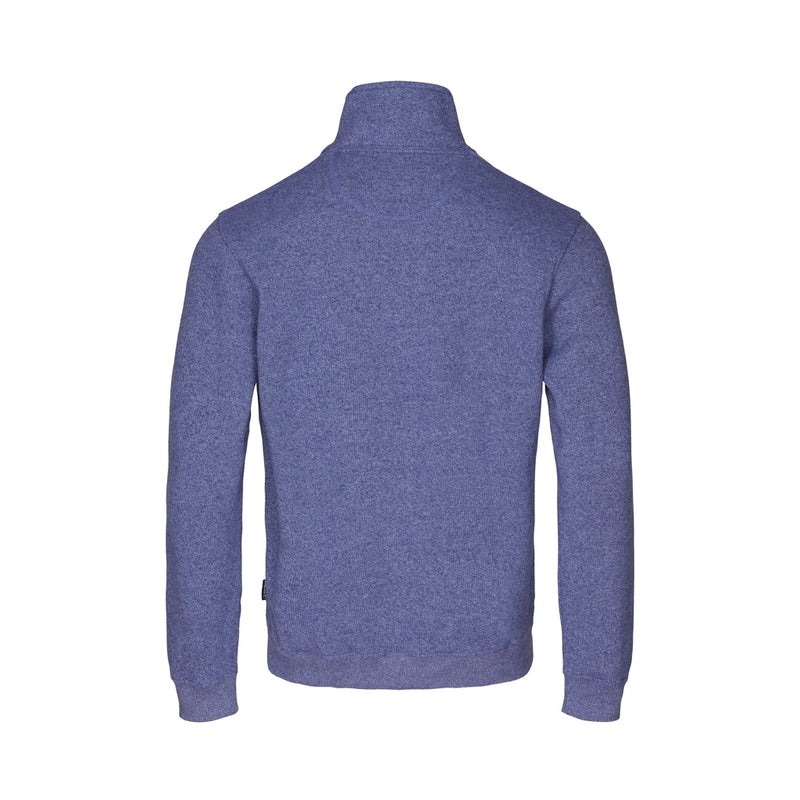 Sea Ranch Cromwell Langærmet Sweater med Lynlås Sweatshirts Navy Melange