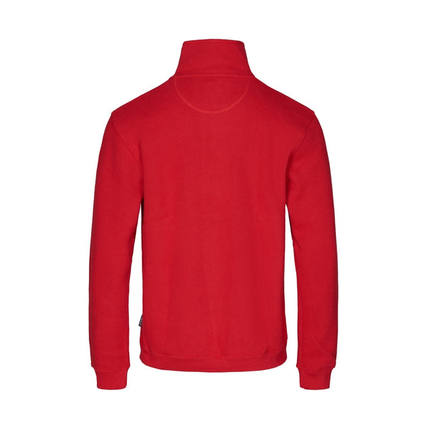 Sea Ranch Cromwell Langærmet Sweater med Lynlås Sweatshirts Stærk Rød