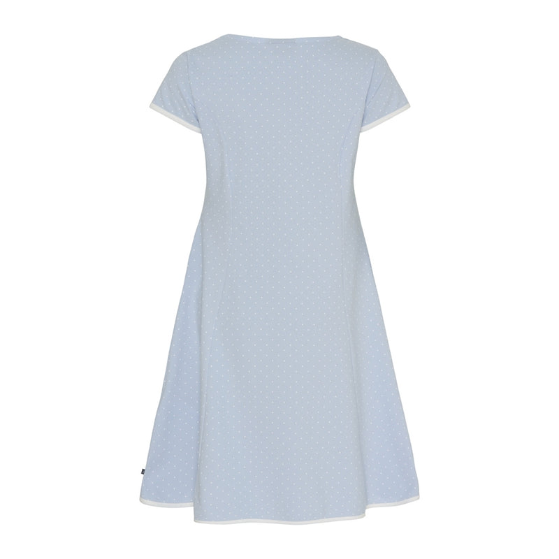 Sea Ranch Dot-Kjole Dresses / Shirts 4091 Cashmere Blue