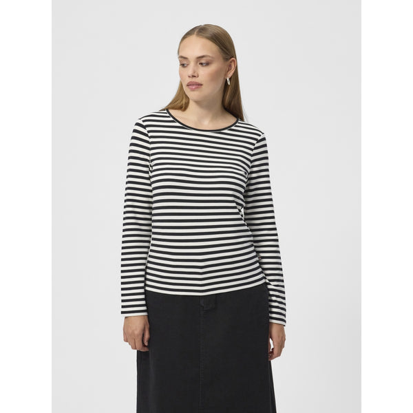 Redgreen Women Frances langærmet t-shirt Langærmet Tee 199 Black Stripe