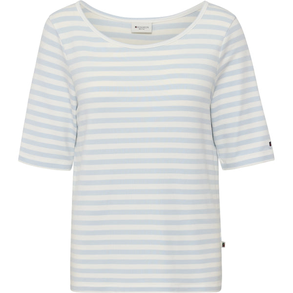 Redgreen Women Hedy kortærmet t-shirt T-shirts 160 Sky Blue Stripe