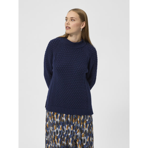 Redgreen Women Jamie Roll Neck Strik 068 Navy