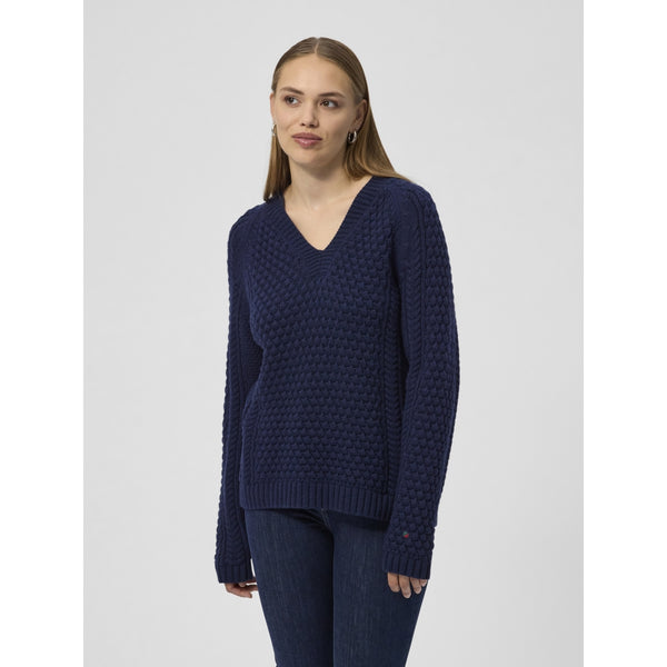 Redgreen Women Jamile Bobble Knit Strik 068 Navy