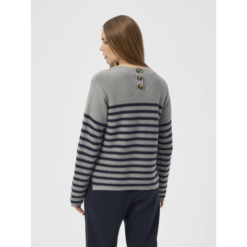 Redgreen Women Karoline Knit Strik 113 Grey Stripe