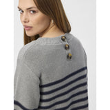 Redgreen Women Karoline Knit Strik 113 Grey Stripe