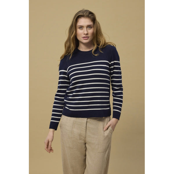 Redgreen Women Kirsty Knit Strik 169 Dark Navy Stripe