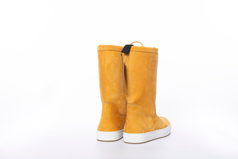 Boat Boot Laceup Yellow Leather Fodtøj Gul