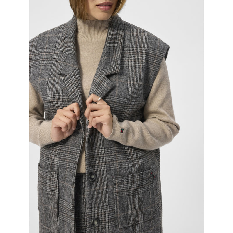 Redgreen Women Lago Vest Veste 218 Anthracite Grey