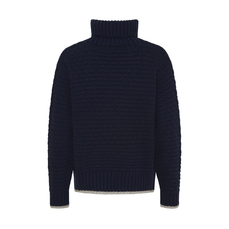 Sea Ranch Lotte Roll Neck Strik SR Navy