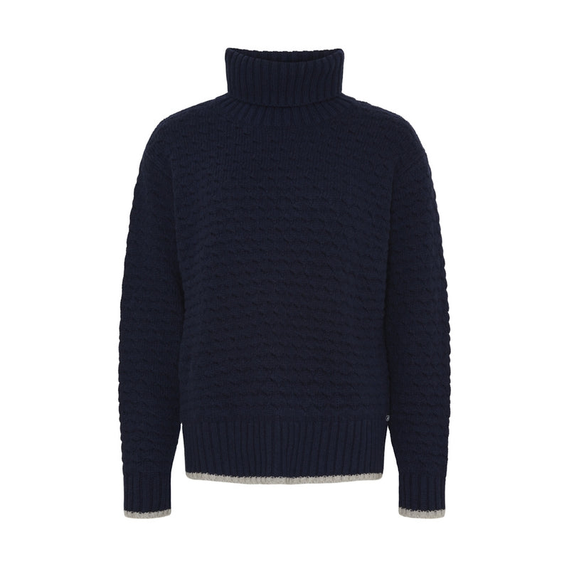 Sea Ranch Lotte Roll Neck Strik SR Navy