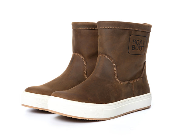 Boat Boot Lowcut Brown Leather Fodtøj Ny Brun