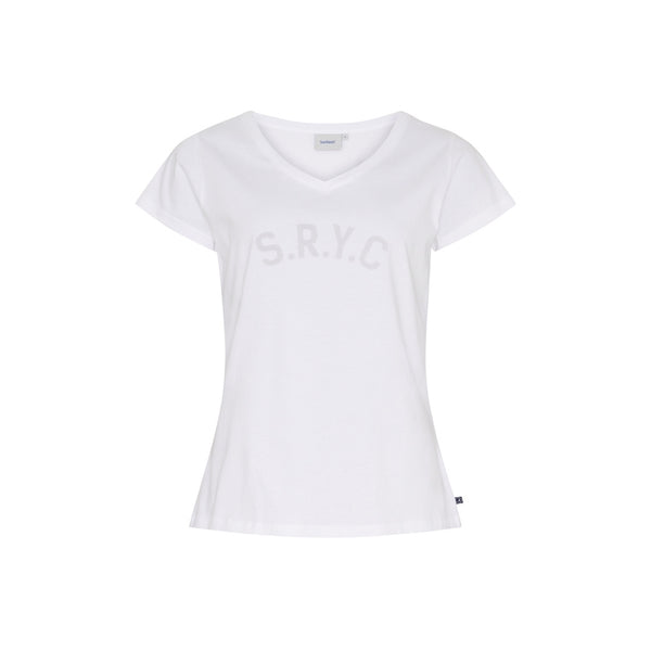 Sea Ranch Melanie Stribet Kortærmet T-shirt T-shirts Hvid