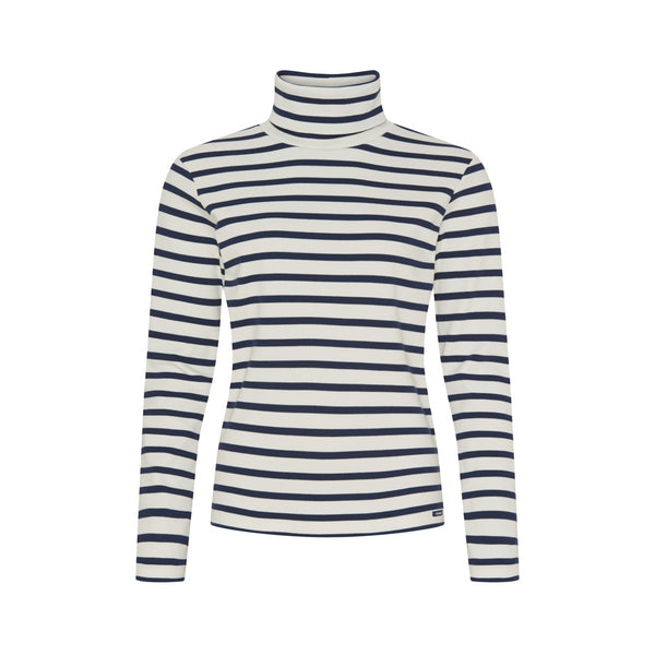 Sea Ranch Natasha Langærmet Tee Perle/SR Navy