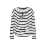 Sea Ranch Nessie Langærmet Tee Perle/SR Navy