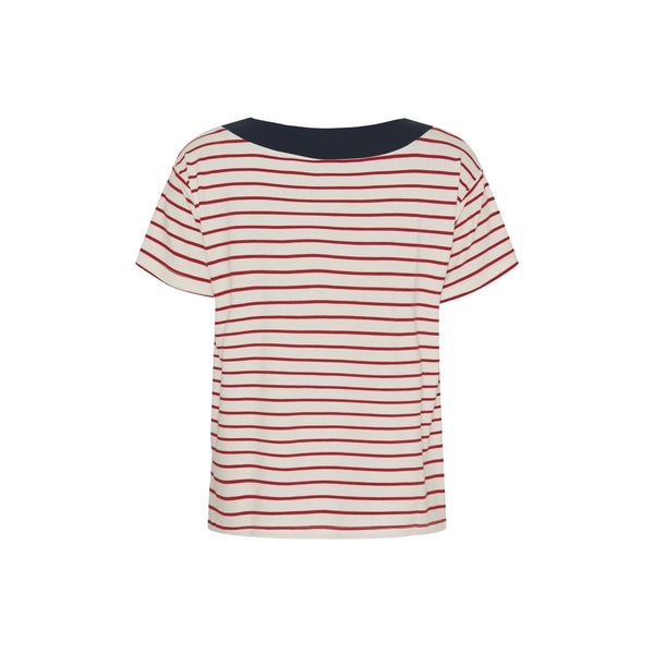 Sea Ranch Patrizia Short Sleeve Tee T-shirts Pearl/SR Rød