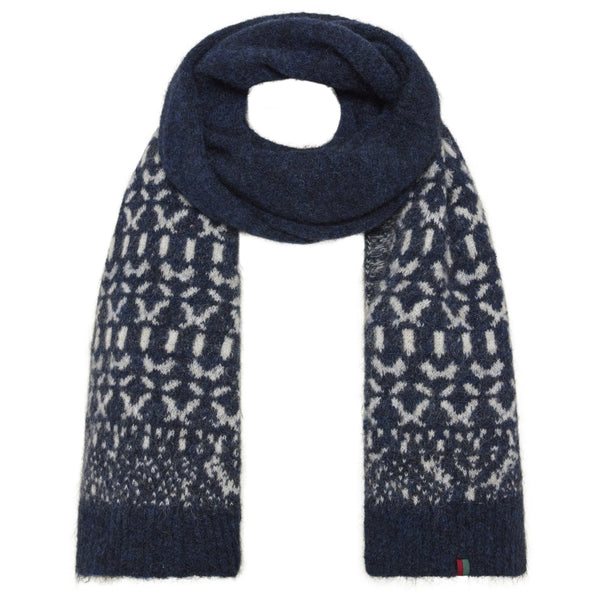 Redgreen Women Renee Scarf Halstørklæde Navy Mønster