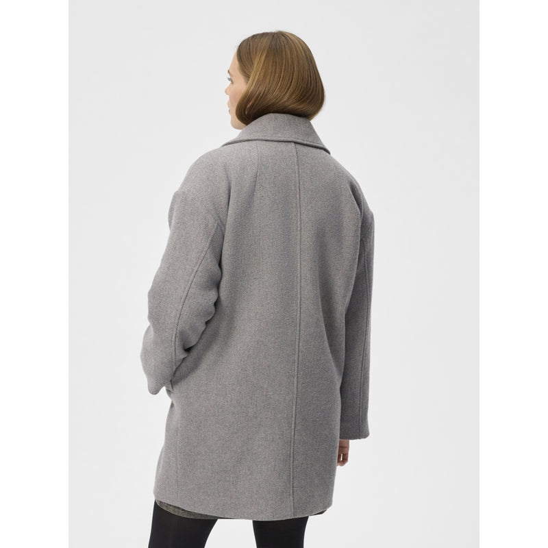 Redgreen Women Senta Coat Jackets and Coats 413 Light Grey Melange