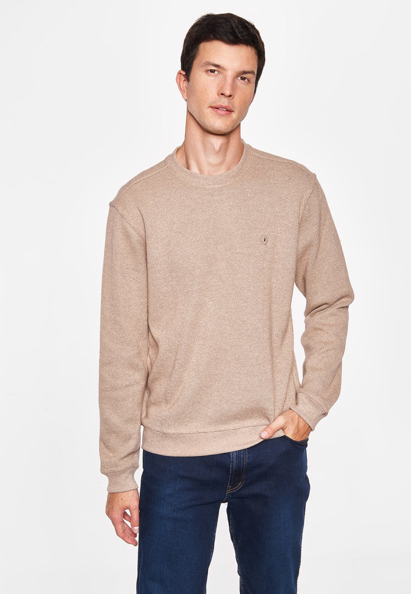 Sea Ranch Winston Langærmet Sweatshirt Sweatshirts Sand Melange